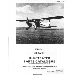 De Havilland DHC-2 Beaver Illustrated Parts Catalog 1963 - 1964