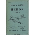 De Havilland Heron C Mk.3 Pilot's Notes 1955
