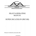 American Champion Super Decathtlon 8KCAB Pilot's Operating Manual
