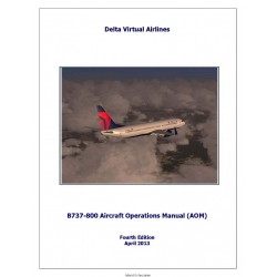 Delta B737-800 Aircraft Operations Manual Fourth Edition 2003