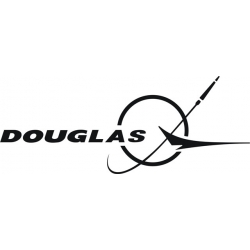 Douglas Decals/Stickers! 2.95" high by 7.5" wide!
