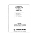 Taylor-Dunn Model E4-51 E4-57 SN 94535 & UP Operation and Maintenance Manual with Parts List ME-450-03