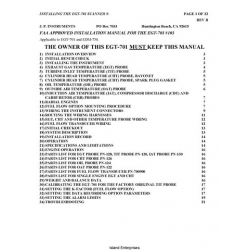 EDM-701 and EGT-750 Scanner Installation Manual $4.95