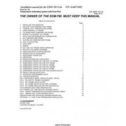 EDM-760 Twin STC SA00729SE Installation Manual 1999