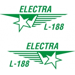Lockheed Electra L-188 Aircraft Logo,Decals!