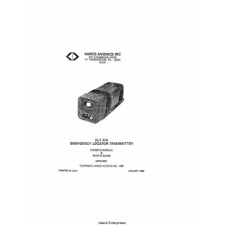 Narco ELT-910 Emergency Locator Transmitter Owner's Manual & Pilot's Guide 1992 03754-0621