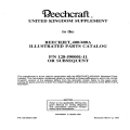 Beechjet 400-400A Illustrated Parts Catalog United Kingdom Supplement 128-590001-59B