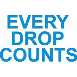Every Drop Counts! Sticker/Decals!