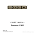 Ezgo Express S4 EFI Owner's Guide 666006-B