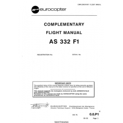 Eurocopter AS 332 F1 Complementary Flight Manual/POH
