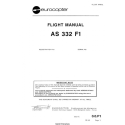 Eurocopter AS 332 F1 Flight Manual/POH