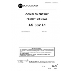 Eurocopter AS 332 L1 Complementary Flight Manual/POH