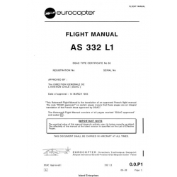 Eurocopter AS 332 L1 Flight Manual/POH