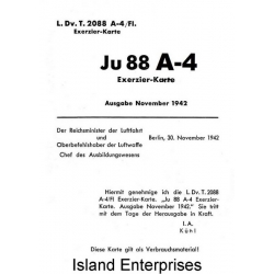 Exerzier-Karte Ju 88 A-4
