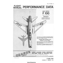 North American F-100A, C, D & F USAF Series Performance Data Flight Manual/POH