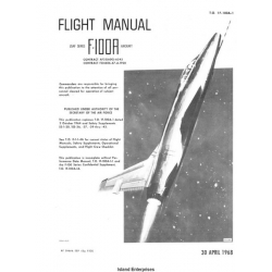 North American F-100A USAF Series Aircraft T.O. 1F-100A-1 Flight Manual/POH 1968