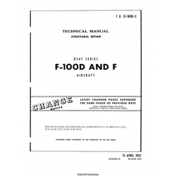 North American Aviation F-100D & F USAF Series Structural Repair Technical Manual