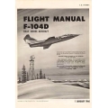 Lockheed F-104D Starfighter USAF Series Aircraft Flight Manual $9.95