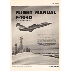 Lockheed F-104D Starfighter USAF Series Aircraft Flight Manual/POH