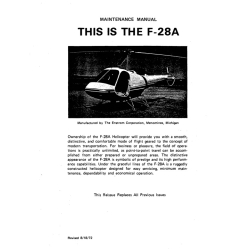 Enstrom F-28A Maintenance Manual