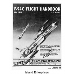 Lockheed F-94C Starfire USAF Series Flight Handbook 1957