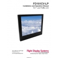 FD151CV-LP 15.1" Low Profile LCD Installation and Operation Manual 2008 $13.95