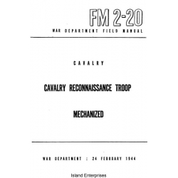 FM 2-20 Cavalry Reconnaissance Troop Mechanized Field Manual