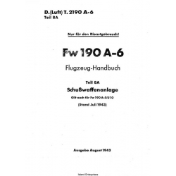 FW 190 A-6 Teil 8A Flugzeug-Handbuch