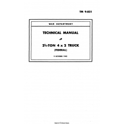 Federal 2 1/2-Ton 4x2 Truck Technical Manual TM 9-821