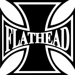 Flathead Iron Cross Helmet/Tank Decals/Stickers 3"x3"