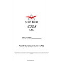 Flight Design CTLS LSA Aircraft Operating Instructions 2008
