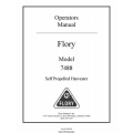 Flory 7488 Self Propelled Harvester Operators Manual 2009