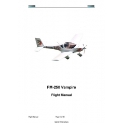 Flying Machines FM-250 Vampire Flight Manual/POH