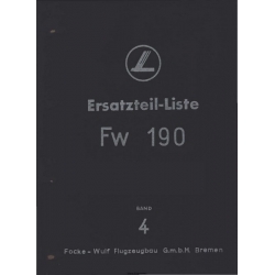 Focke-Wulf Fw 190 Ersatzteil Liste Band 4 Bewaffnung