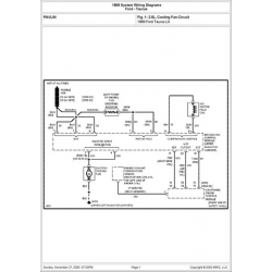Ford Taurus LX System Wiring Diagrams 1989