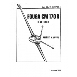 Fouga CM 170R Magister Flight Manual/POH