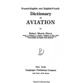 French-English and English-French Dictionary of Aviation $4.95