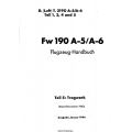 Focke-Wulf Fw 190 A-5/A-6 Teil 1,3,4 und 5 Flugzeug-Handbuch
