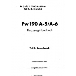 Focke-Wulf Fw 190 A-5/A-6 Teil 1 Flugzeug-Handbuch 1944