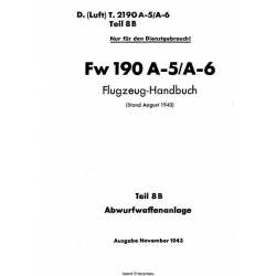 Fw 190 A-5/A-6 Teil 8B Flugzeug-Handbuch