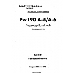 Fw 190 A-5/A-6 Teil 8D Flugzeug-Handbuch