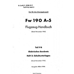 Fw 190 A-5 Teil 9B Flugzeug-Handbuch