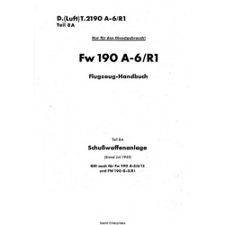 Fw 190 A-6/R1 Teil 8A Flugzeug-Handbuch