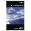Garmin G1000 Cessna Citation Mustang Pilot's Guide
