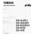 Yamaha G9-AJ/EJ, G9-AG/Ah, G9-EG/EH-1, G9-EH2, G2-A/E, Service Manual LIT-19616-G9-93