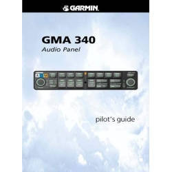 Garmin GMA 340 Audio Panel Pilot's Guide 190-00149-10