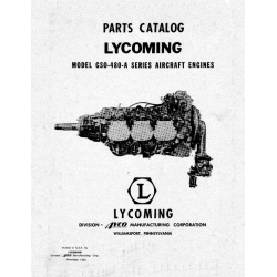 Lycoming Parts Catalog GSO-480-A Series
