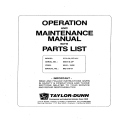 Taylor-Dunn GT3-70, GT3-71 Operation and Maintenance with Parts List MG-370-07