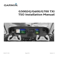 Garmin G500 (H)/G600/G700 TXi TSO Installation Manual 190-01717-00