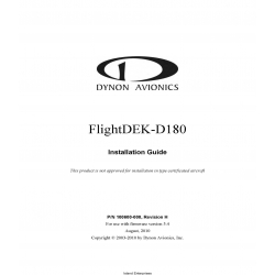 Dynon FlightDEK-D180 Installation Guide 2010 P/N 100600-000